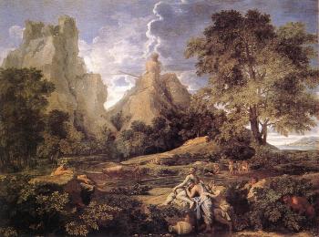 Nicolas Poussin : Landscape with Polyphemus